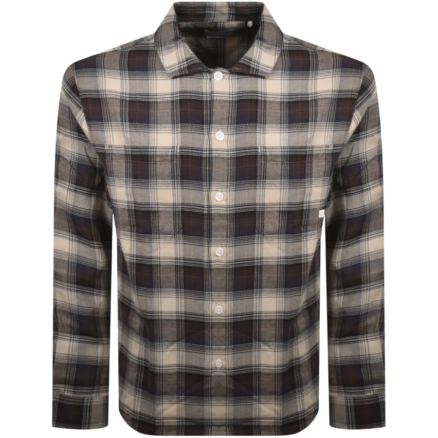 Image number 1 for Farah Lavelle Check Shirt Brown