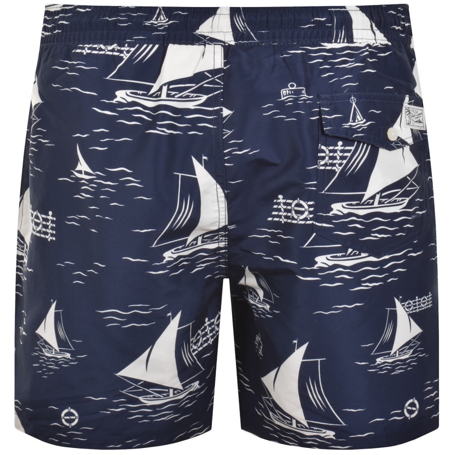 Image number 2 for Ralph Lauren Woven Swim Shorts Navy