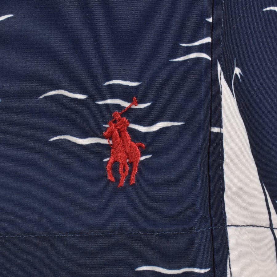 Image number 3 for Ralph Lauren Woven Swim Shorts Navy