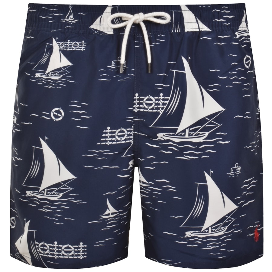 Image number 1 for Ralph Lauren Woven Swim Shorts Navy