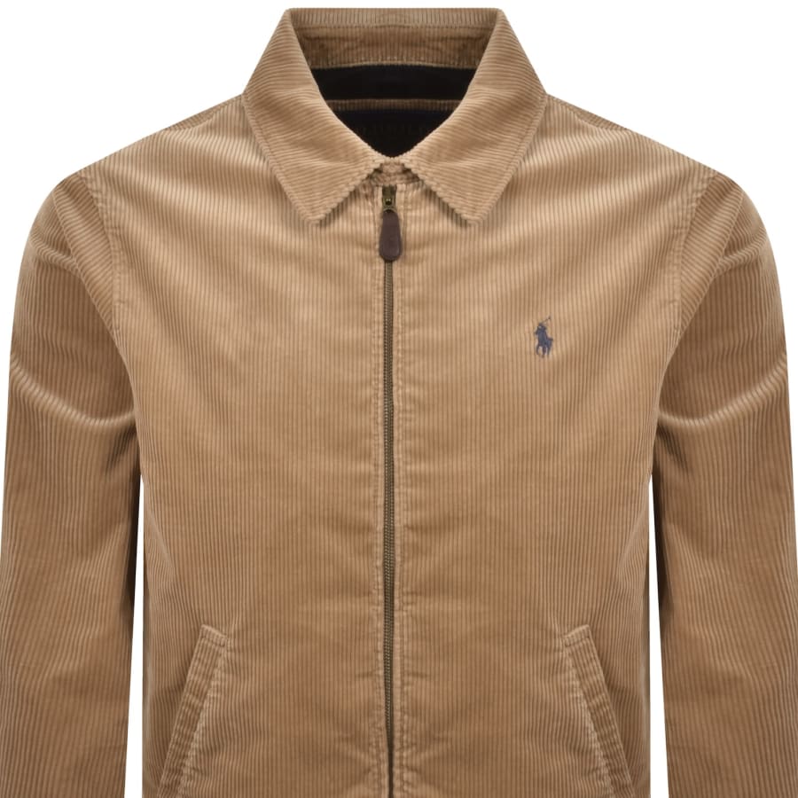 Image number 2 for Ralph Lauren Corduroy Wynton Jacket Brown