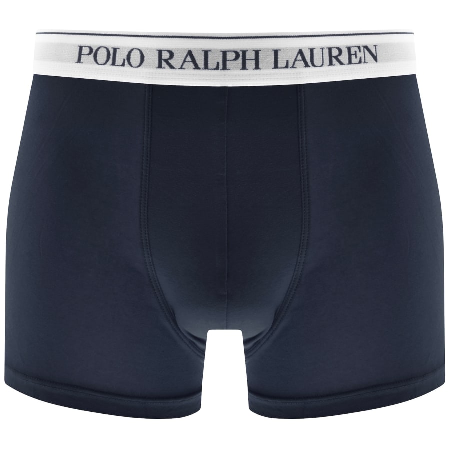 Image number 3 for Ralph Lauren Underwear 3 Pack Trunks Blue