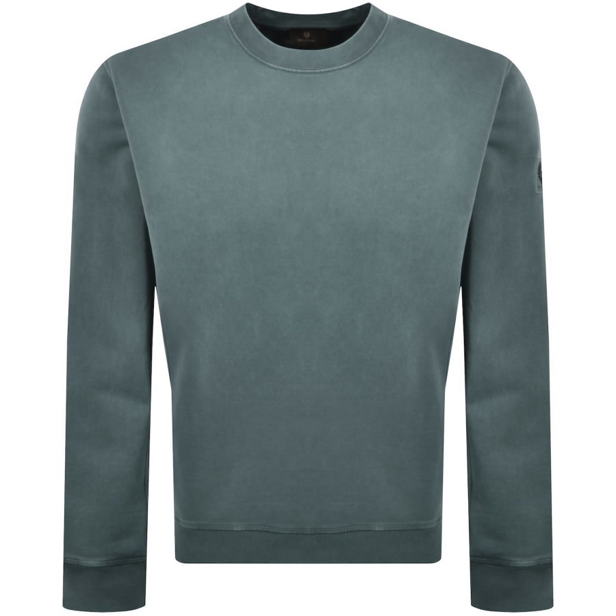 Image number 2 for Belstaff Logo Sweatshirt Blue