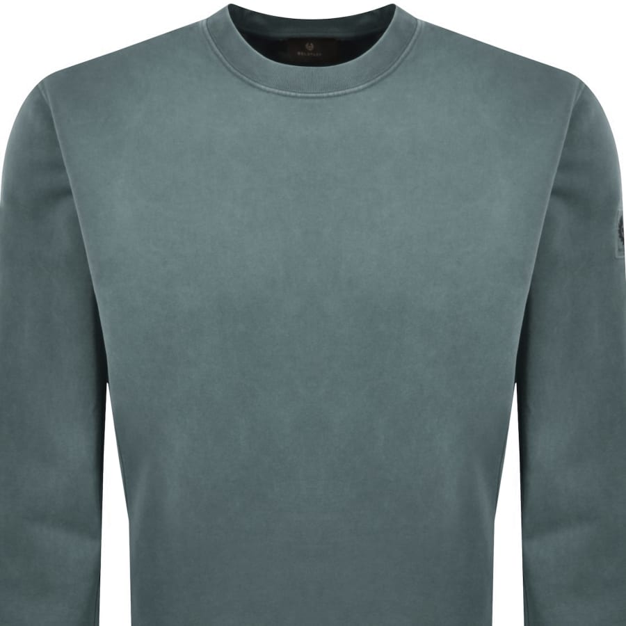 Image number 3 for Belstaff Logo Sweatshirt Blue