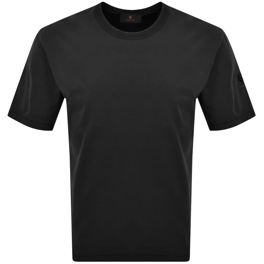 Image number 2 for Belstaff Valley Garment Dye T Shirt Black