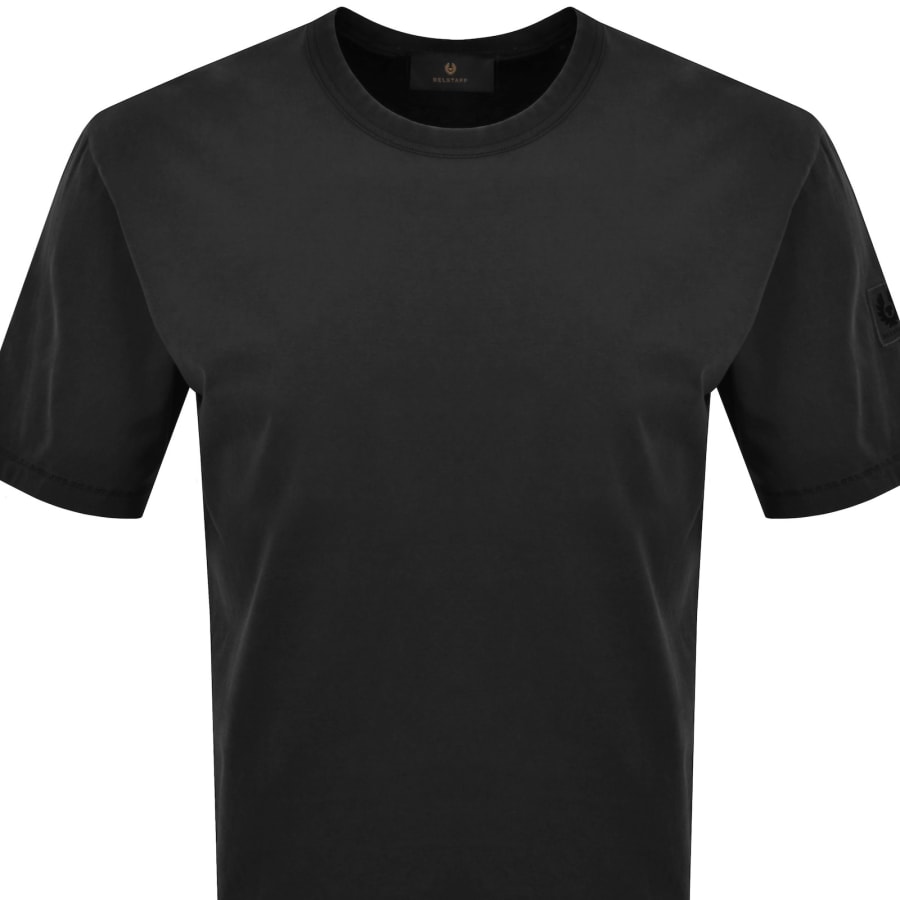 Image number 3 for Belstaff Valley Garment Dye T Shirt Black