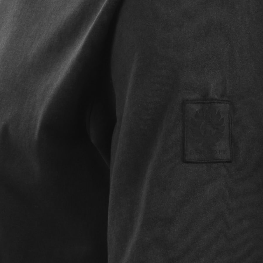 Image number 4 for Belstaff Valley Garment Dye T Shirt Black