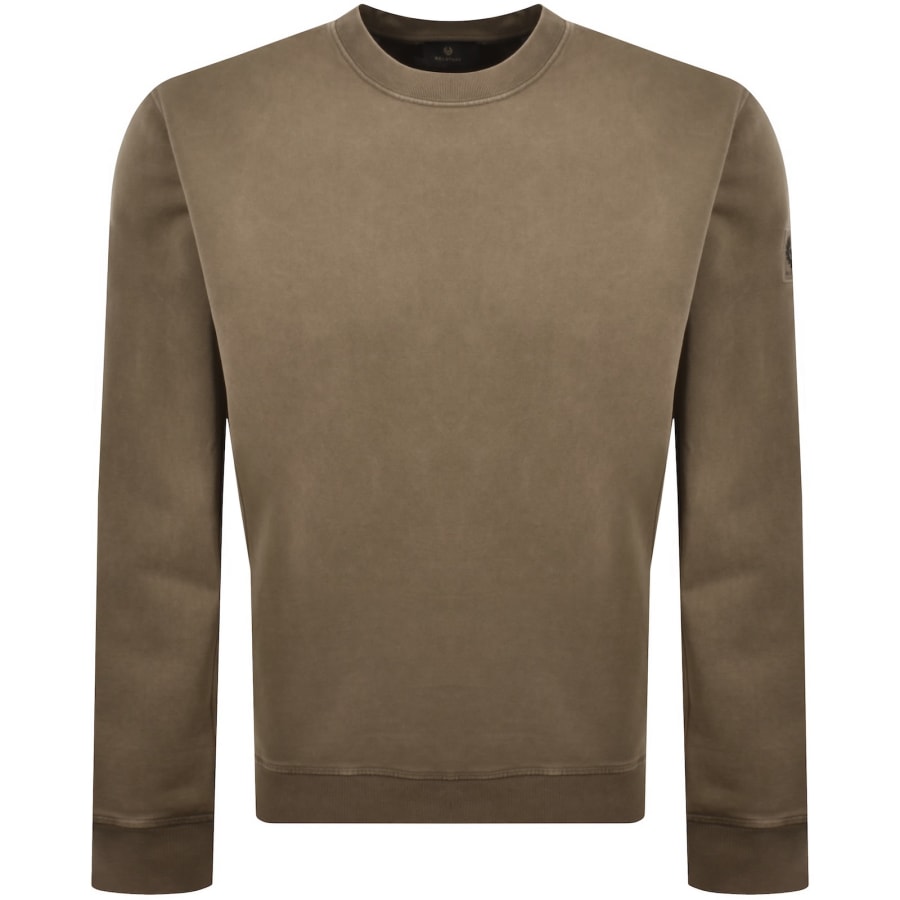 Image number 2 for Belstaff Logo Sweatshirt Khaki