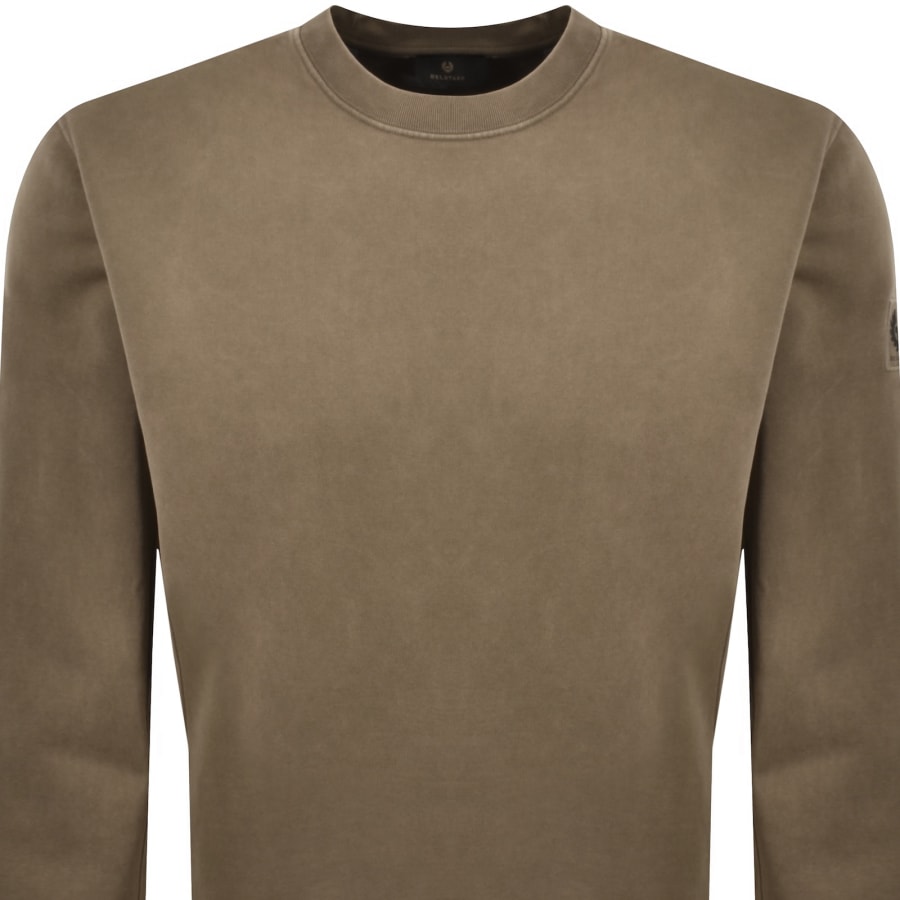 Image number 3 for Belstaff Logo Sweatshirt Khaki