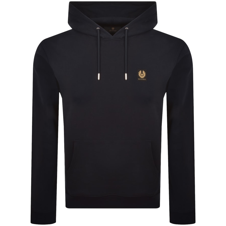 Image number 1 for Belstaff Logo Signature Hoodie Navy