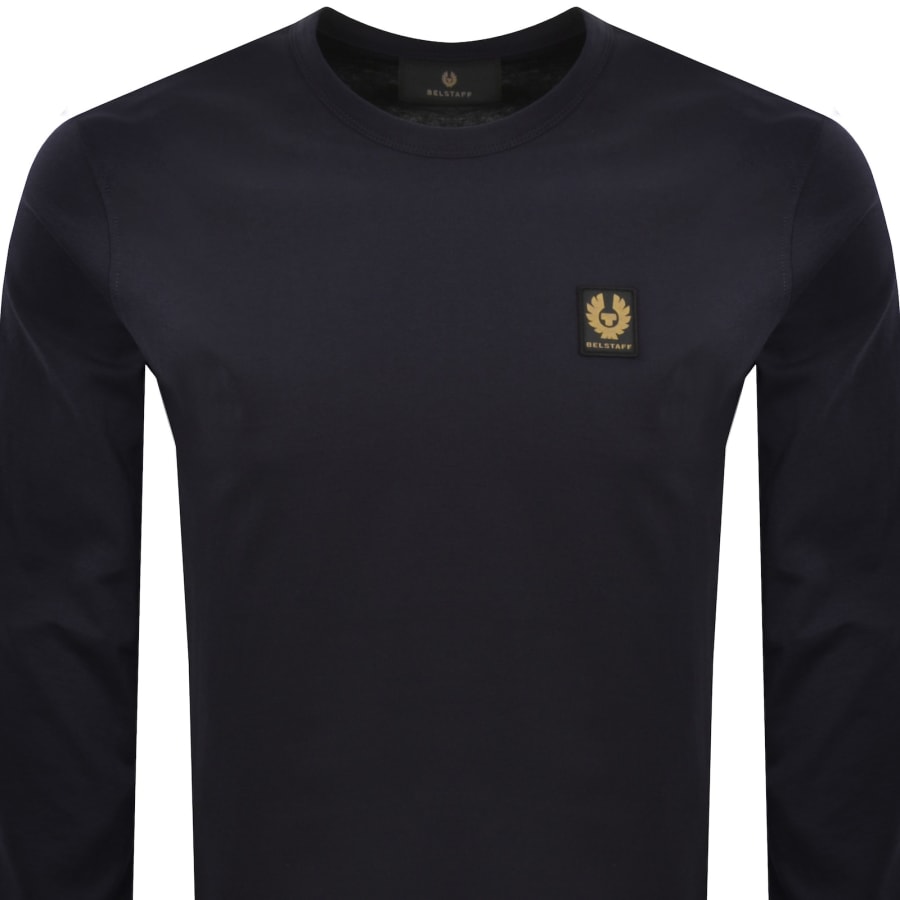 Image number 2 for Belstaff Long Sleeve T Shirt Navy