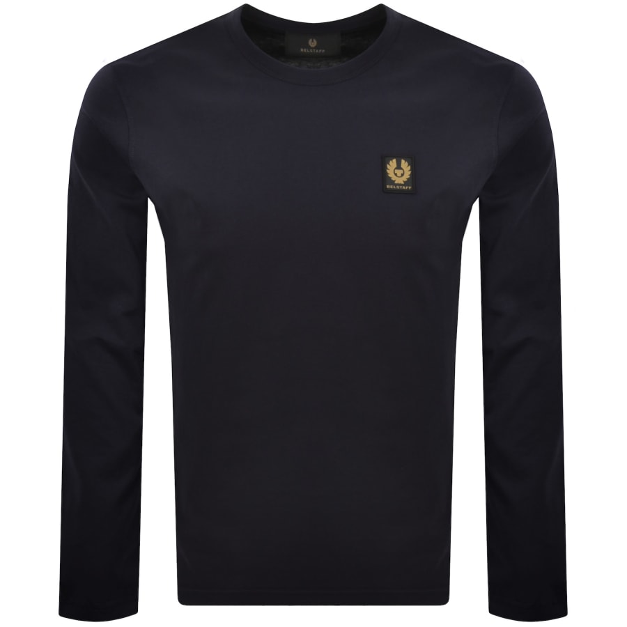 Image number 1 for Belstaff Long Sleeve T Shirt Navy
