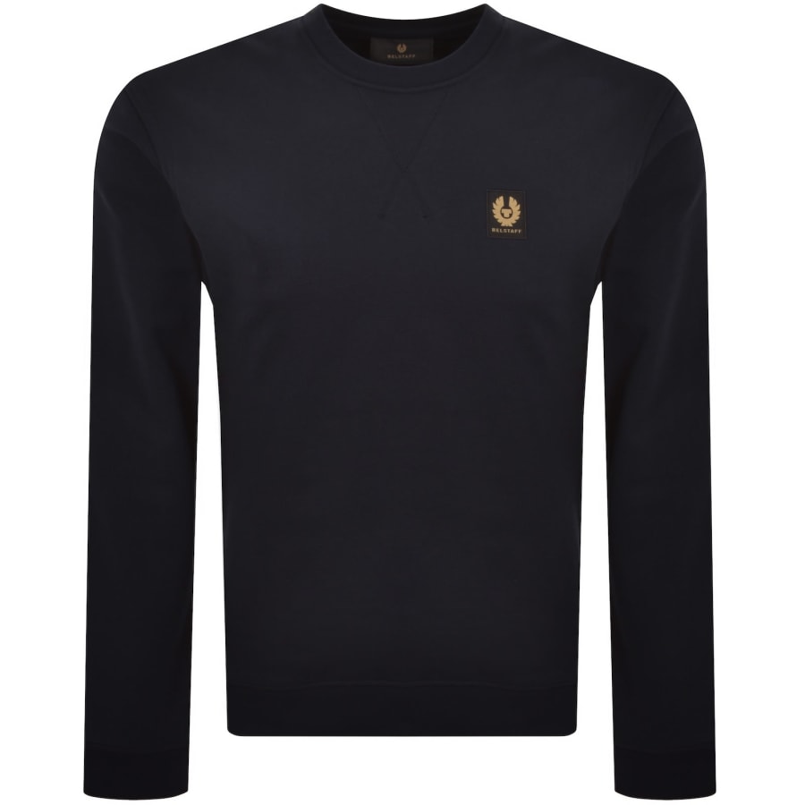 Image number 1 for Belstaff Logo Sweatshirt Navy