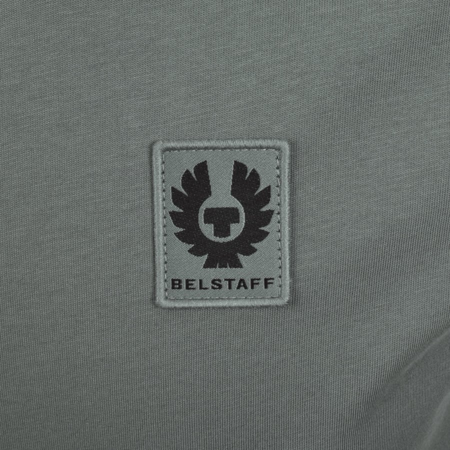 Image number 3 for Belstaff Quarter Zip Sweatshirt Grey