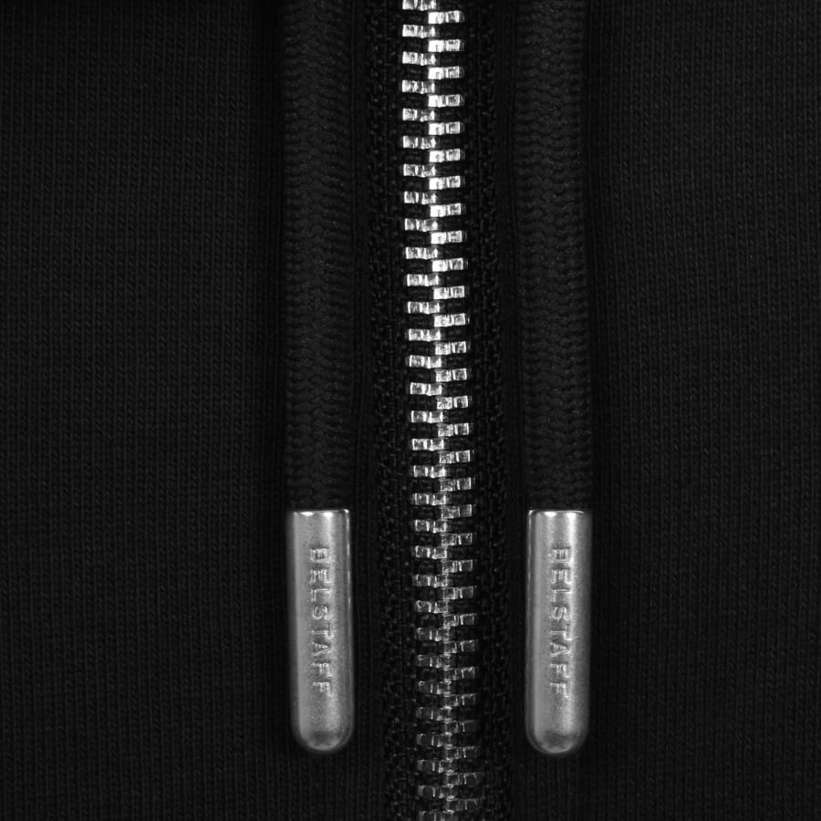 Image number 4 for Belstaff Logo Full Zip Hoodie Black