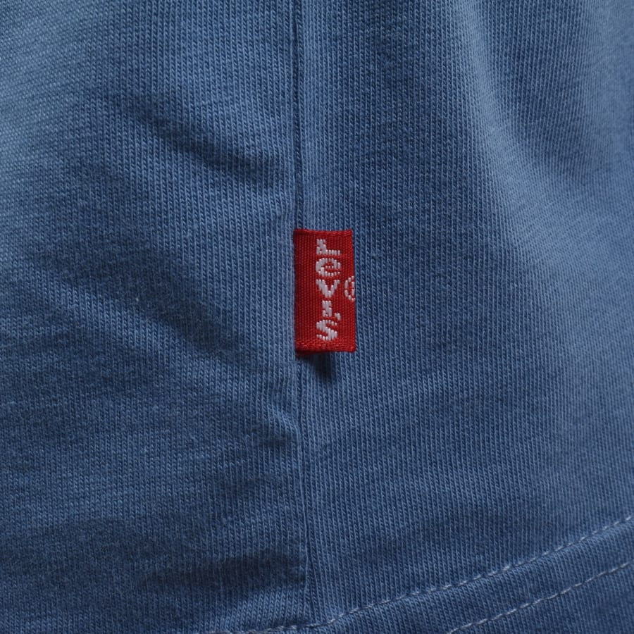 Image number 4 for Levis Plain T Shirt Blue
