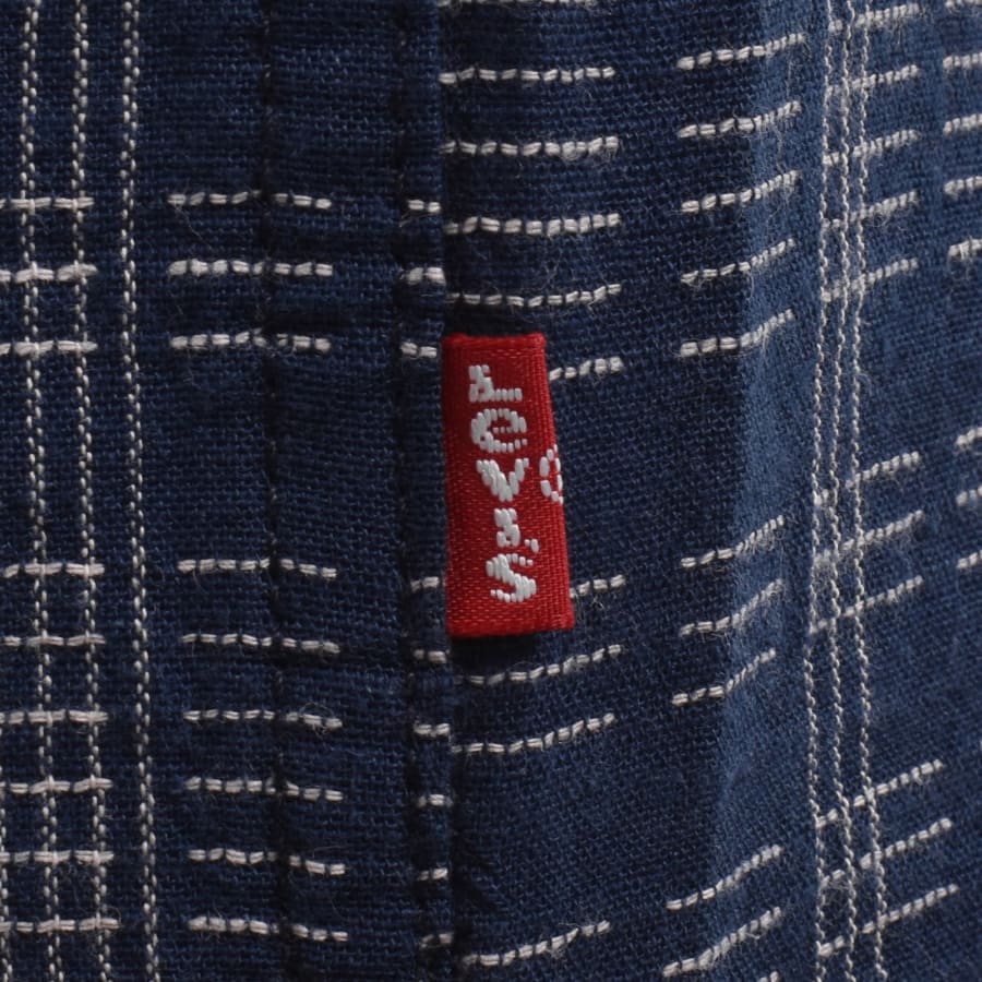 Image number 3 for Levis Sunset Camp Short Sleeved Shirt Blue
