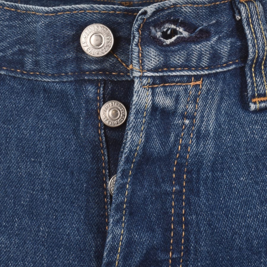 Image number 5 for Levis 501 Original Denim Shorts Dark Blue