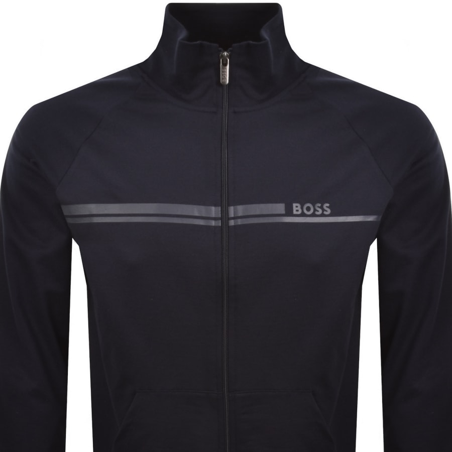 Image number 2 for BOSS Authentic Full Zip Sweatshirt Navy