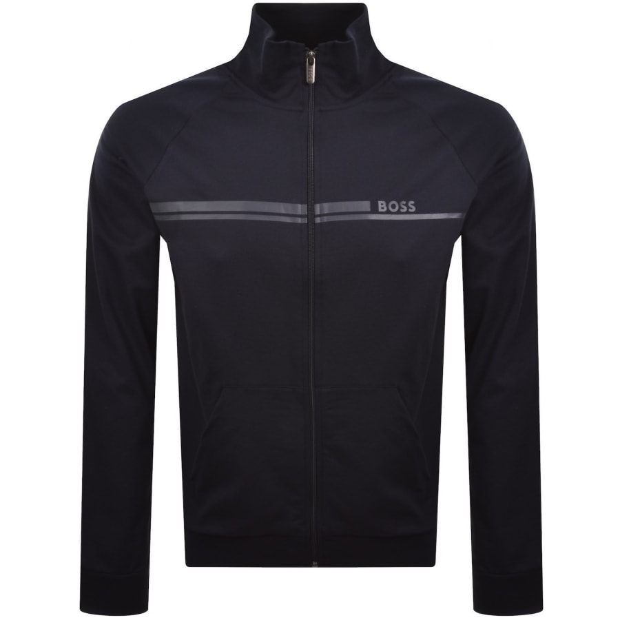Image number 1 for BOSS Authentic Full Zip Sweatshirt Navy