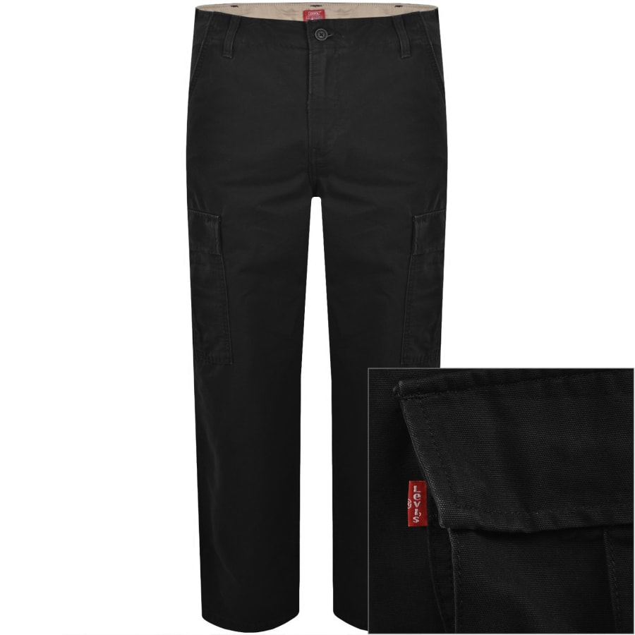 Image number 1 for Levis XX Straight Cargo Trousers Black