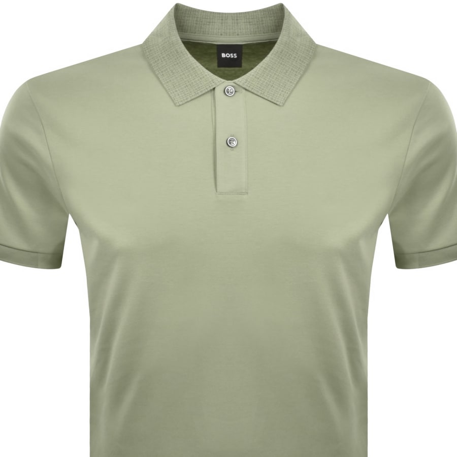 Image number 2 for BOSS H Parlay 49 Polo Green