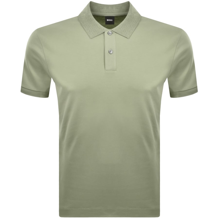Image number 1 for BOSS H Parlay 49 Polo Green