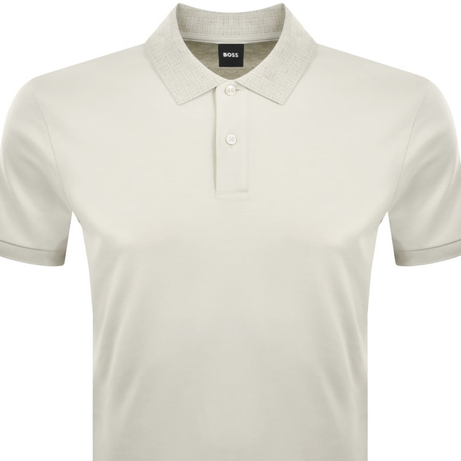 Image number 2 for BOSS H Parlay 49 Polo Off White
