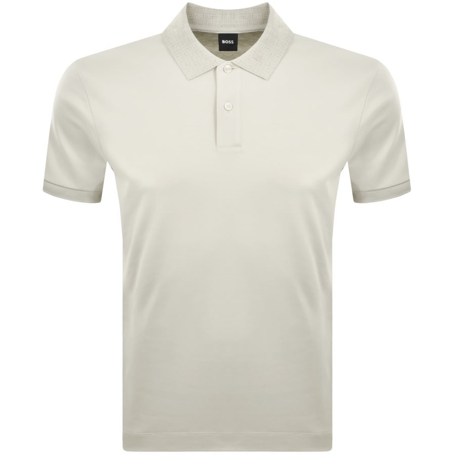 Image number 1 for BOSS H Parlay 49 Polo Off White