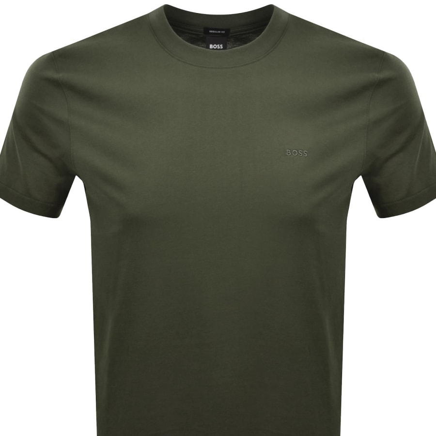Image number 2 for BOSS Thompson 01 T Shirt Green