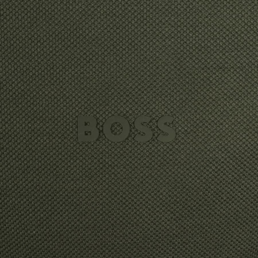 Image number 3 for BOSS Parlay 147 Mercerised Polo Green