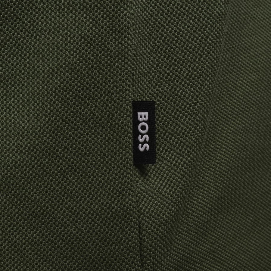 Image number 4 for BOSS Parlay 147 Mercerised Polo Green