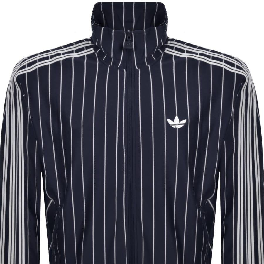 Image number 2 for adidas Originals Pinstripe Track Top Blue