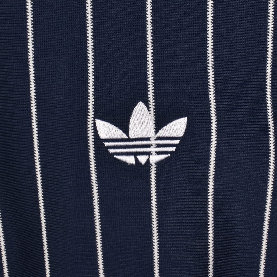 Image number 3 for adidas Originals Pinstripe Track Top Blue