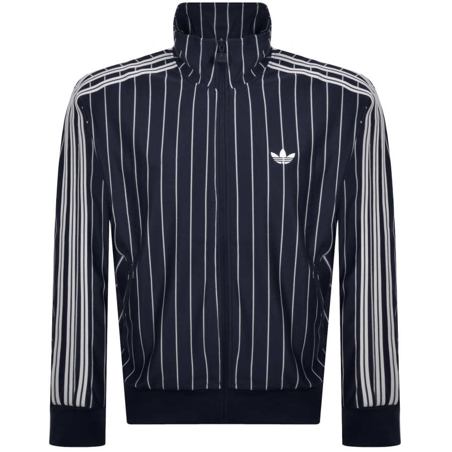 Image number 1 for adidas Originals Pinstripe Track Top Blue