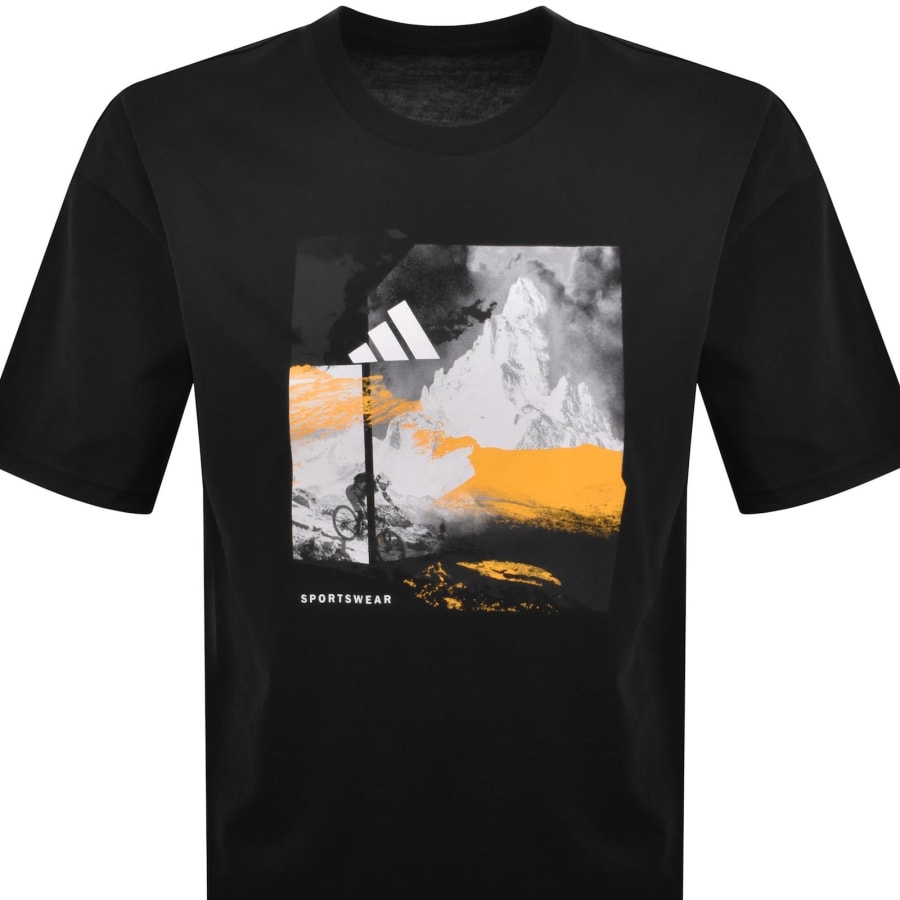 Image number 2 for adidas Sportswear Graphic T Shirt Black