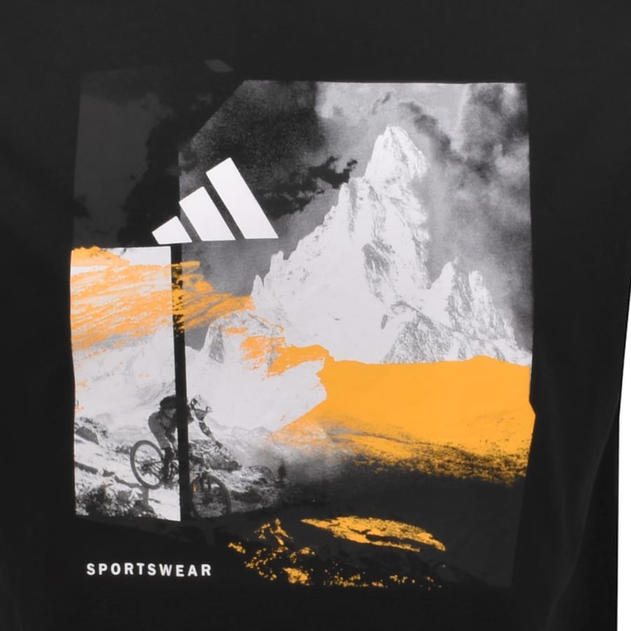 Image number 3 for adidas Sportswear Graphic T Shirt Black