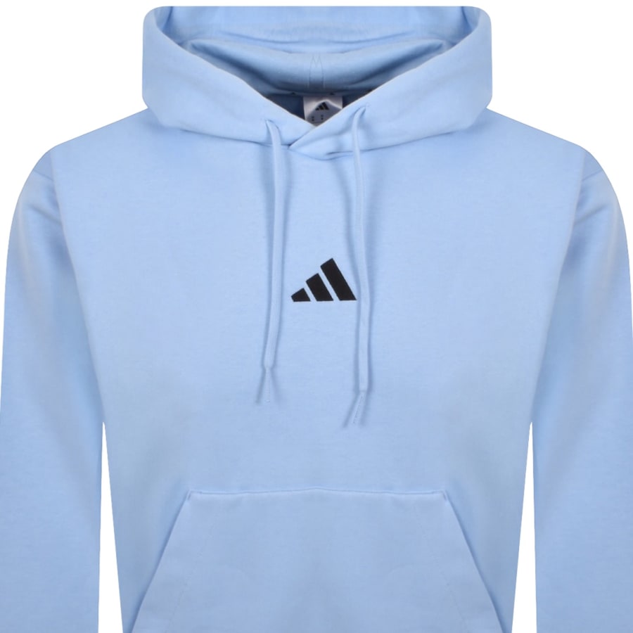 Image number 2 for adidas Sportswear Feel Cozy Hoodie Blue