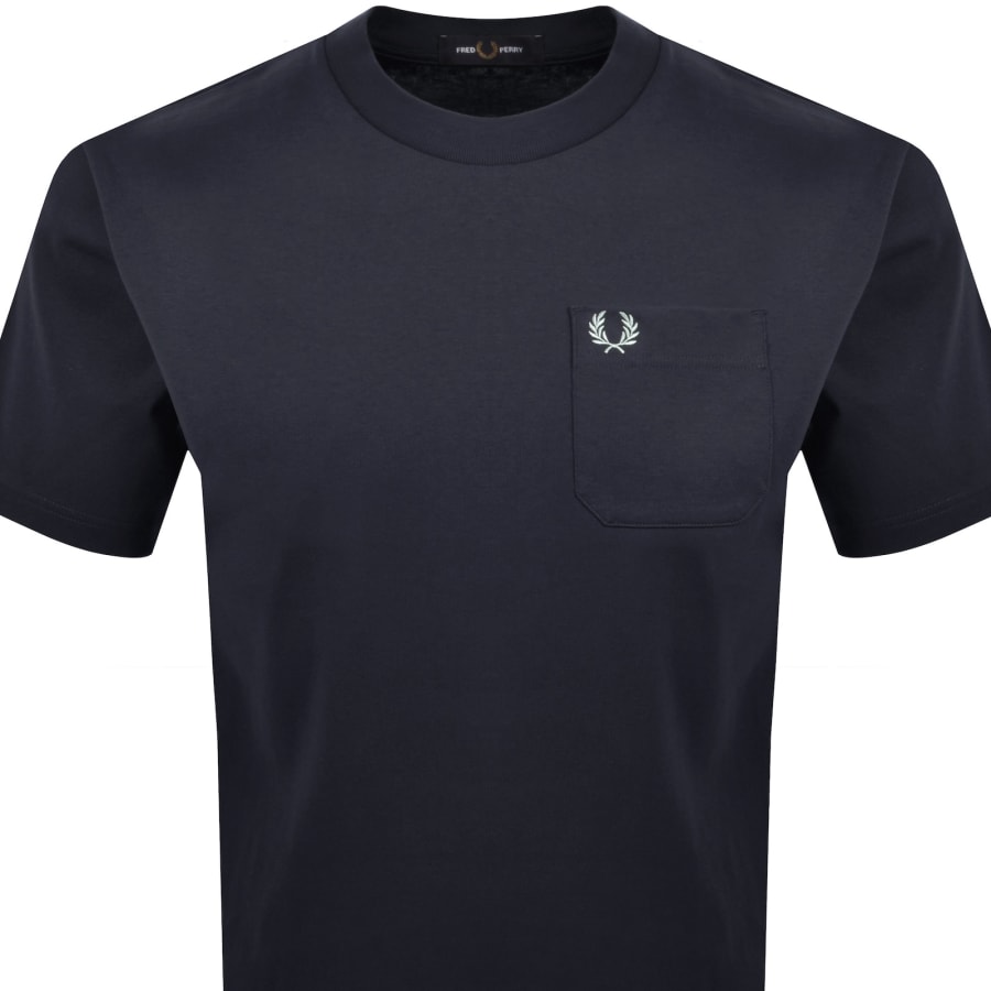 Image number 2 for Fred Perry Relaxed T Shirt Navy