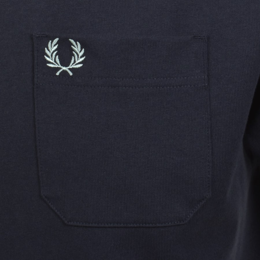 Image number 3 for Fred Perry Relaxed T Shirt Navy