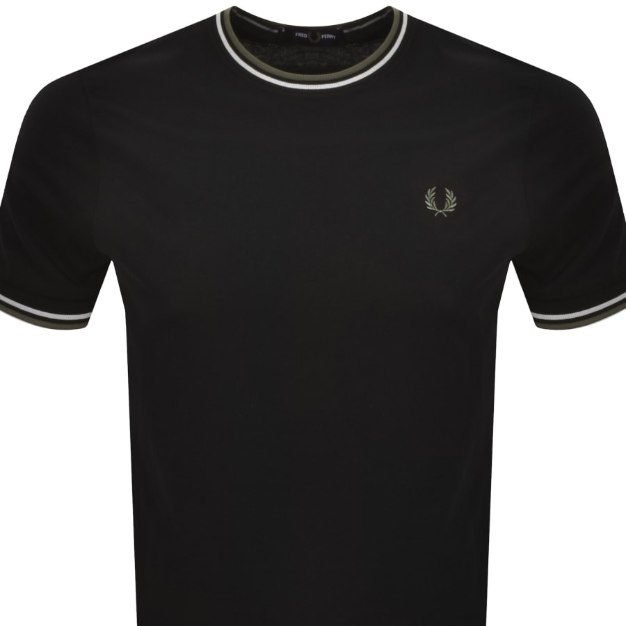 Image number 2 for Fred Perry Twin Tipped T Shirt Black