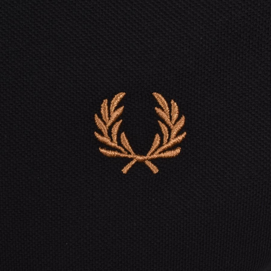 Image number 3 for Fred Perry Twin Tipped Cuff T Shirt Black
