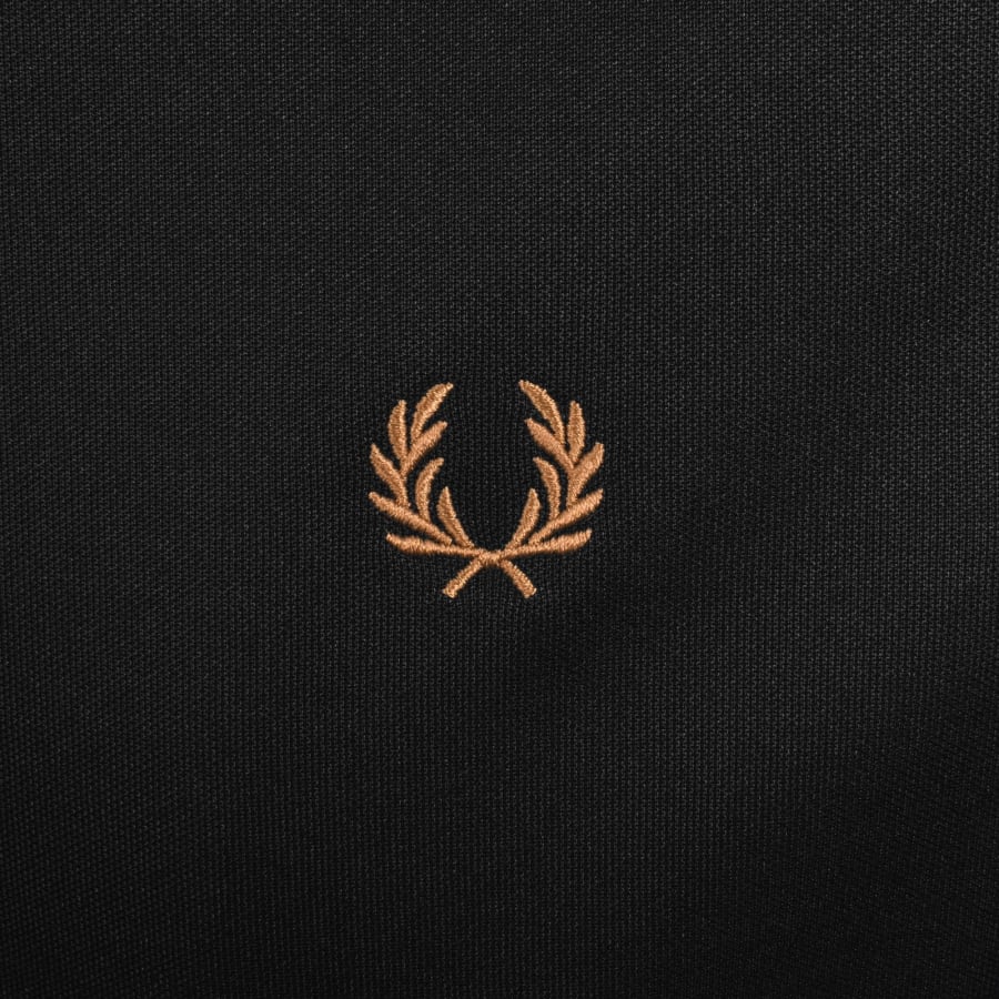 Image number 4 for Fred Perry Tipped Tape Track Top Black