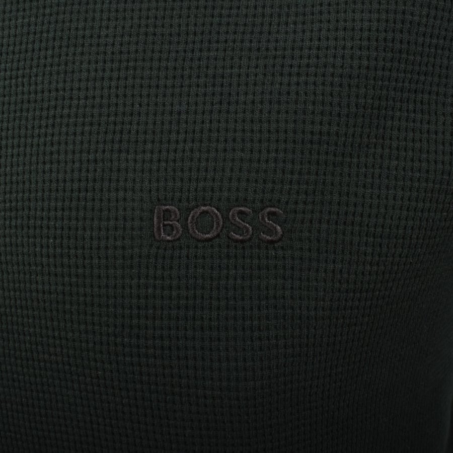 Image number 3 for BOSS Waffle T Shirt Green
