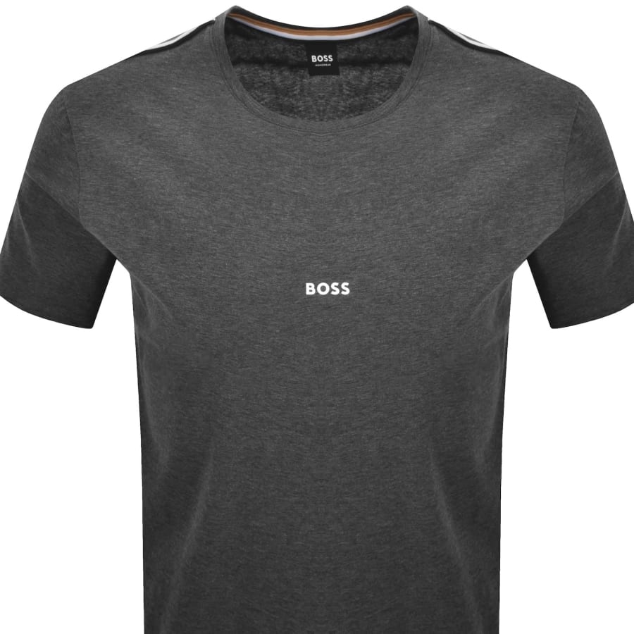 Image number 2 for BOSS Unique T Shirt Grey