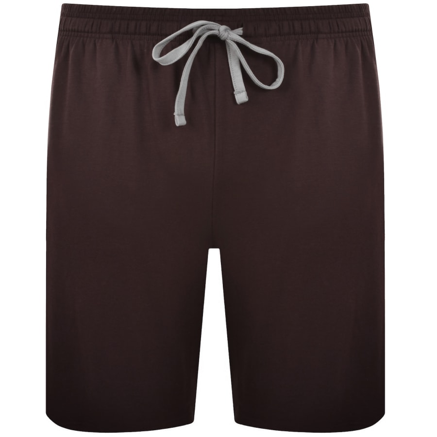 Image number 2 for BOSS Mix And Match Jersey Shorts Brown