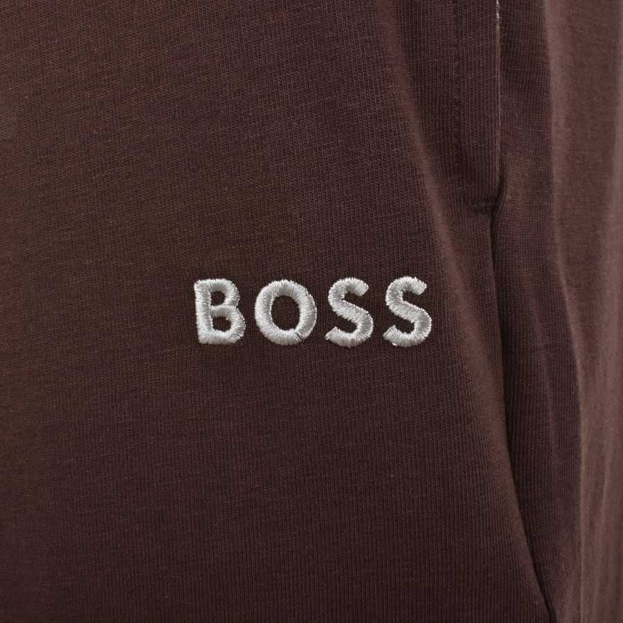Image number 4 for BOSS Mix And Match Jersey Shorts Brown