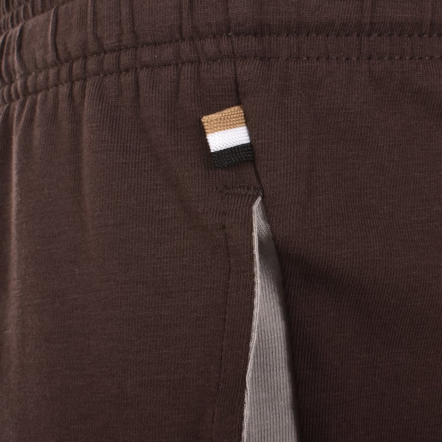 Image number 5 for BOSS Mix And Match Jersey Shorts Brown