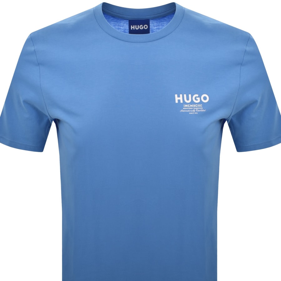 Image number 2 for HUGO Blue Nesptee T Shirt Blue
