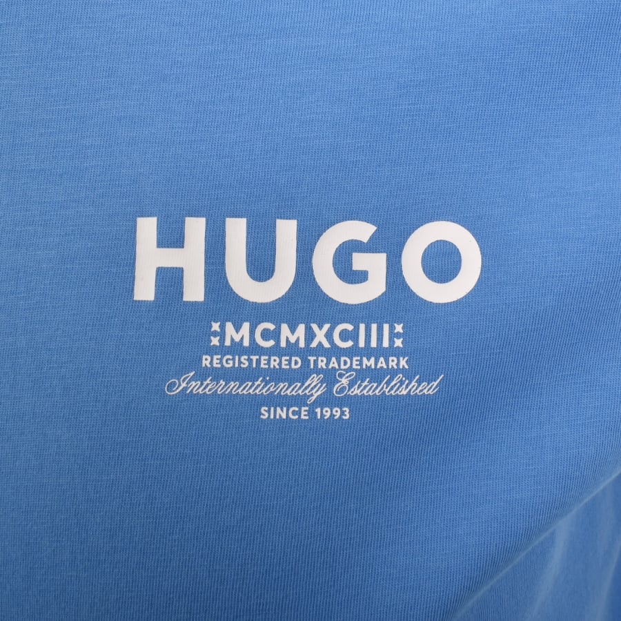 Image number 3 for HUGO Blue Nesptee T Shirt Blue